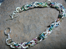 Sterling Silver & Niobium Bracelet