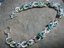 Sterling Silver & Niobium Bracelet