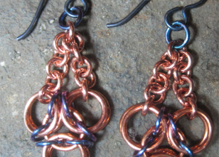 Copper & Niobium Earrings