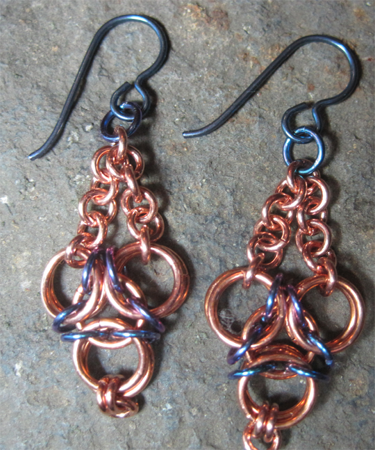 Copper & Niobium Earrings